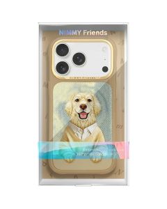 NIMMY case GENTLE PETS SERIES DOG compatible with MagSafe for IPHONE 18 Pro Max/17 Pro Max brown