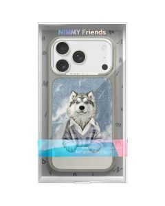 NIMMY case GENTLE PETS SERIES DOG compatible with MagSafe for IPHONE 18 Pro/17 Pro grey