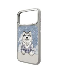 NIMMY case GENTLE PETS SERIES DOG compatible with MagSafe for IPHONE 18 Pro Max/17 Pro Max grey