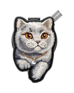 NIMMY magnetic hanger DENIM FASHION BRITISH SHORTHAIR CAT black