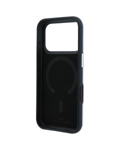 BMW case for IPHONE 18 Pro Max/17 Pro Max compatible with MagSafe (Sign Inclined Deboss Letters) blue