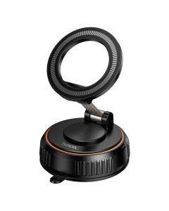 Car phone holder compatible with MagSafe with suction cup Hoco H105 black