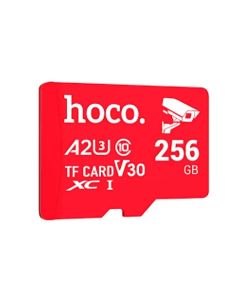 Memory card microSD 256GB class 10 UH-1 U3 V30 A2 Hoco red