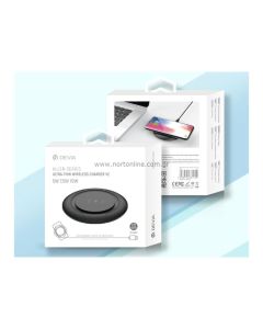 Devia Allen Series Ultra-Thin Wireless Charger V3 (15W)  black