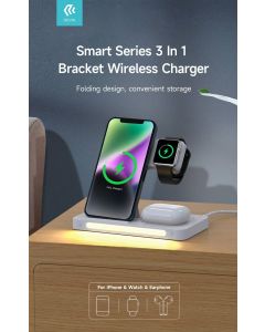 Smart Series 3 In 1  Bracket Wireless Charger