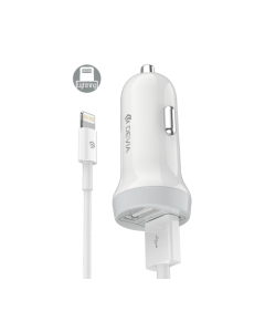 DEVIA Idrawer series smart car charger set for Lightning