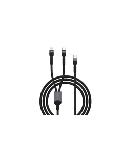 Devia Extreme Speed Series C to C+L 60W+12W Fast Cable (1.2M, 3A) black