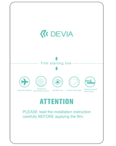 DEVIA INTELLIGENT  ANTI-BLUE RAY  FRONT FILM