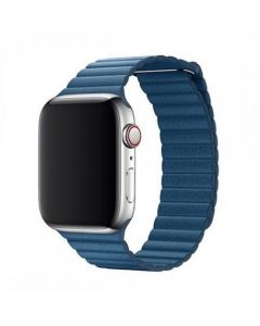 Devia Elegant Leather Loop(40mm) - Cape Cod Blue
