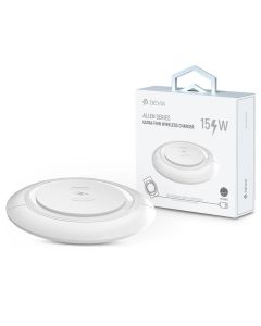 Devia Allen Series Ultra-Thin Wireless Charger V3 (15W) White