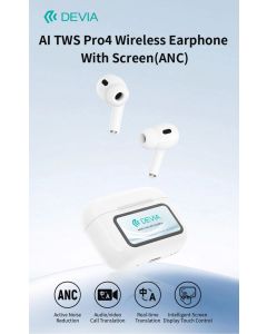 AI TWS Pro4 Translation Wireless Earphone With Screen(ANC)