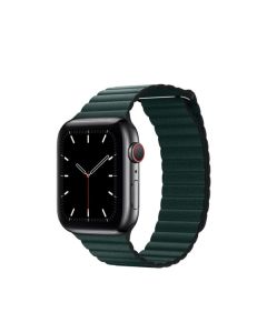 Devia Elegant Leather Loop(40mm) - Forest Green