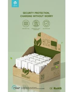 Devia Environment - friendly plant straw charger set ( 20 pcs )