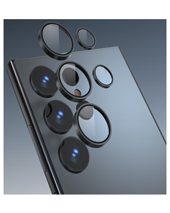 Devia Peak series lens protector for Samsung S24 (3pcs) - black