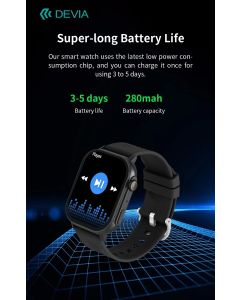 Devia Smart watch Pro2 - black