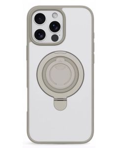 Devia Delight series magnetic case with bracket for Iphone 16 Pro - gray