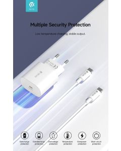 Devia Smart series PD quick charger set with Type-c cable (25W)