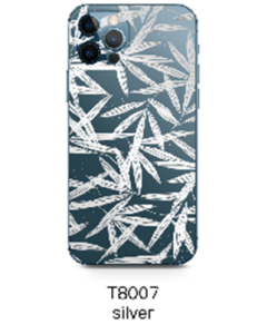 Devia Intelligent back film with gild pattern - T8007,silver