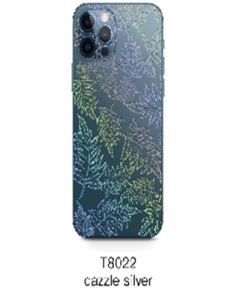 Devia Intelligent back film with gild pattern - T8022,dazzle silver