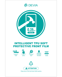 DEVIA Intelligent TPU Soft Protective Front Film (0.35mm) 