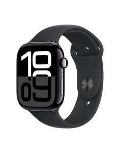 Watch Apple Watch Series 10 GPS 42mm Jet Black Aluminium Case with Sport Band M/L - Black