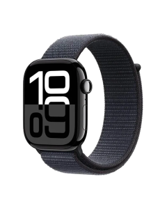 Watch Apple Watch Series 10 GPS + Cellular 46mm Jet Black Aluminium Case with Sport Loop - Black