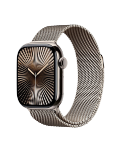 Watch Apple Watch Series 10 GPS + Cellular 42mm Natural Titanium Case with Sport Band S/M - Natural Mil 