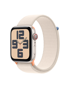 Watch Apple Watch SE2 (2022) GPS 44mm Midnight Aluminium Case with Sport Loop - Starlight