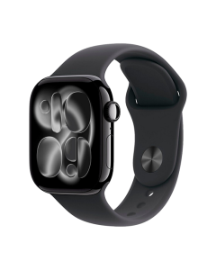 Watch Apple Watch Series 11 (2025) GPS 42mm Jet Black Aluminium Case with Black Sport Band M/L - Black
