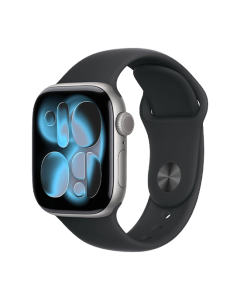 Watch Apple Watch Series 11 (2025) GPS 42mm Space Grey Aluminium Case with Black Sport Band M/L - Grey