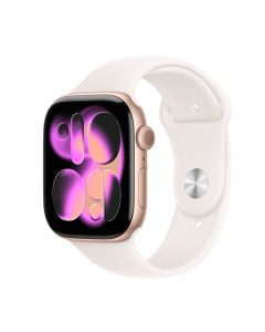 Watch Apple Watch Series 11 (2025) GPS 46mm Rose Gold Aluminium Case with Light Blush Sport Band M/L - Rose Gold