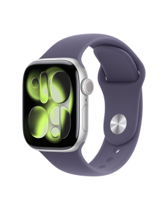 Watch Apple Watch Series 11 (2025) GPS 46mm Silver Aluminium Case with Purple Fog Sport Band M/L - Silver