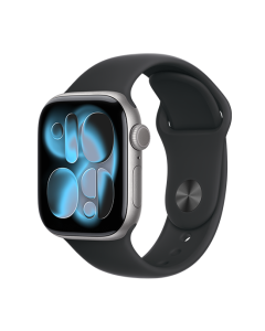 Watch Apple Watch Series 11 (2025) GPS 42mm Space Grey Aluminium Case with Sport Band S/M - Black