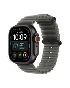 Watch Apple Watch Ultra 4 (2026) 5G 49mm  Black Titanium Case with Translucent Black Ocean Band - Black