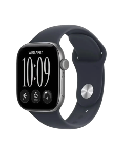 Watch Apple Watch Series 12 (2026) GPS 42mm Space Grey Aluminium Case with Navy Blue Sport Band S/M - Space Gray