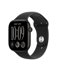 Watch Apple Watch Series 12 (2026) GPS 46mm Black Aluminium Case with Black Sport Band M/L - Black