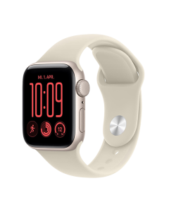 Watch Apple Watch SE 3 (2026) GPS 40mm Starlight Aluminium Case with Sand Sport Band S/M - Starlight