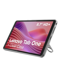 Tablet Lenovo Tab One 4GB RAM 128GB WiFi with Clear Case - Grey