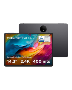 TCL NxtPaper 14 14.3 WiFi 8GB RAM 256GB Flip Case + T-Pen - Grey