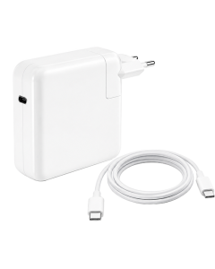 JLC 96W USB-C Adapter + Cable (Bulk) - White