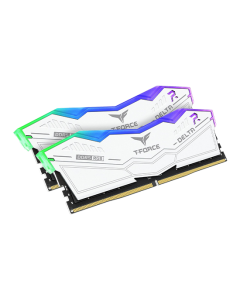 RAM TeamGroup T-Force Delta DIMM 32GB Dual-Kit DDR5-6000 CL38 - RGB White