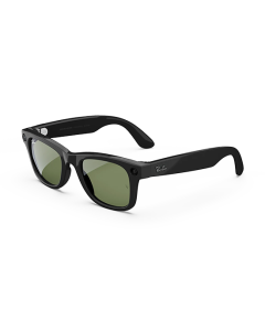 Ray-Ban Meta Wayfarer Gen1 AI Glasses - Matte Black/Clear to Graphite Green Transitions