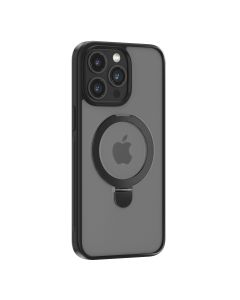 Devia Delight Series Magnetic Case With Bracket for Iphone 15 Plus Black
