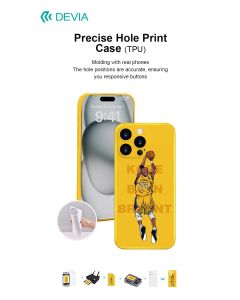 Devia Precise hole print case (TPU) for Iphone with Print