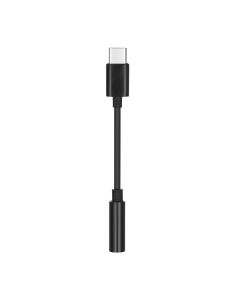 Adapter AUX Type C (male) to Jack 3 5 mm (female) black