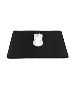 Mousepad 350 x 250 x 3 mm black with black stitching