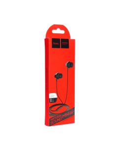 HOCO wire earphones Jack 3 5 mm with microphone M14 black