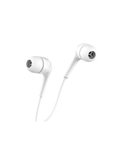 HOCO wire earphones Jack 3 5 mm with microphone M40 white