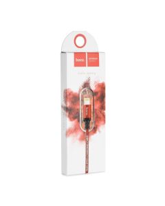 HOCO cable USB A to Lightning X14 1 m black red