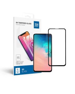 Tempered Glass Blue Star - SAMSUNG Galaxy S10e Full Face (full glue/case friendly) - black Tempered Glass Blue Star